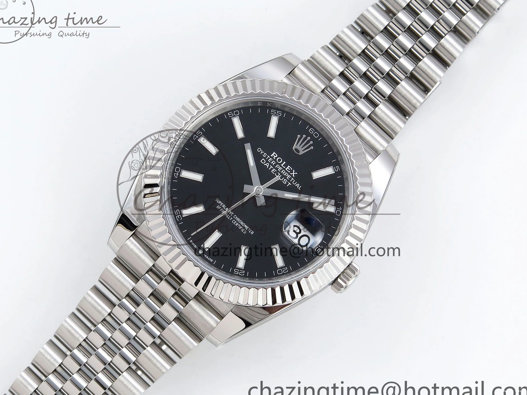 1226 NewStyle Datejust 41mm 126234 904L Steel HGF 1:1 Best Edition Black Dial on SS Bracelet VR 1470